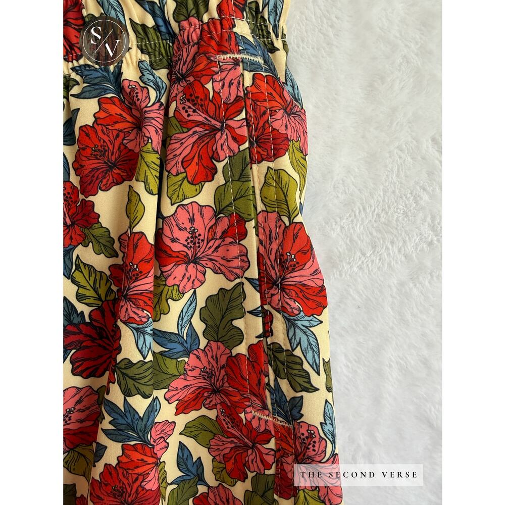 Sunset X Vine Mens Board Short Sleeve Buttondown & Shorts Set Floral Swim Beach - Picture 10 of 15
